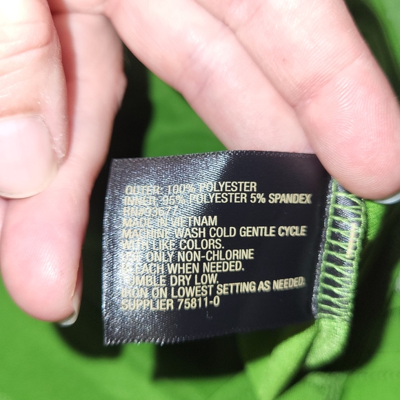 Worthington Sleevless Rainforest Patterned Tank Top Blouse - Picture 4 of 5